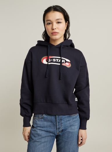 Old Skool Logo Loose Hoodie